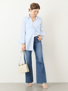 「Zanchetti（ザンチェッティ）のアイテム」を使った、HIROさん（レディース・164cm）の春コーディネート