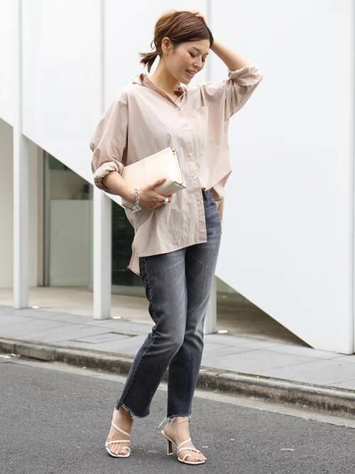美品▲Deuxieme Classe EVERYDAY I LIKEワイドシャツ Deuxieme Classe（ドゥーズィエムクラス）の「EVERYDAY I LIKE.ワイド