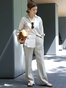 LINEN ワイヤーウォッシュシャツ Deuxieme Classe（ドゥーズィエムクラス）の「LINEN ワイヤー