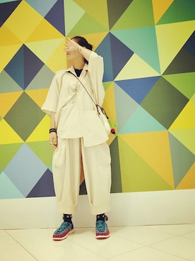 「US（アス）のアイテム」を使った、Miruco Tsai🇹🇼さん（レディース・162cm）の夏コーディネート