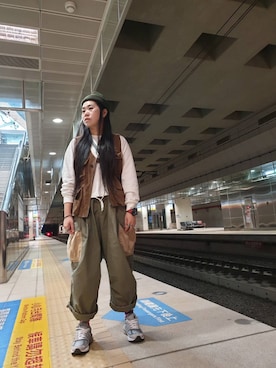 「US（アス）のアイテム」を使った、Miruco Tsai🇹🇼さん（レディース・162cm）の冬コーディネート