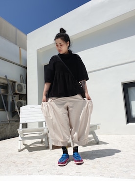 「US（アス）のアイテム」を使った、Miruco Tsai🇹🇼さん（レディース・162cm）の春コーディネート