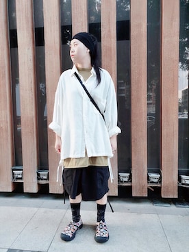 「US（アス）のアイテム」を使った、Miruco Tsai🇹🇼さん（レディース・162cm）の春コーディネート