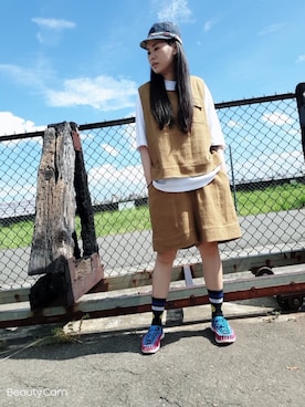 「US（アス）のアイテム」を使った、Miruco Tsai🇹🇼さん（レディース・162cm）の夏コーディネート