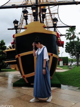 「US（アス）のアイテム」を使った、Miruco Tsai🇹🇼さん（レディース・162cm）の夏コーディネート