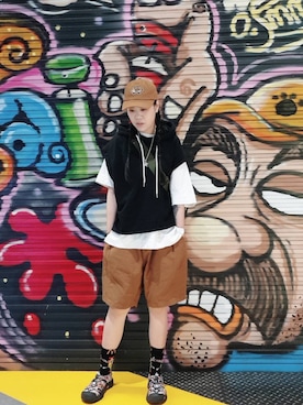 「US（アス）のアイテム」を使った、Miruco Tsai🇹🇼さん（レディース・162cm）の夏コーディネート