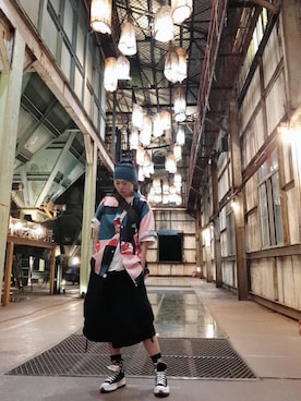 「US（アス）のアイテム」を使った、Miruco Tsai🇹🇼さん（レディース・162cm）の夏コーディネート