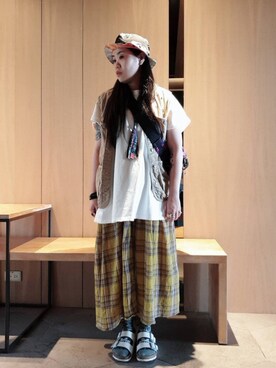 「US（アス）のアイテム」を使った、Miruco Tsai🇹🇼さん（レディース・162cm）の秋コーディネート