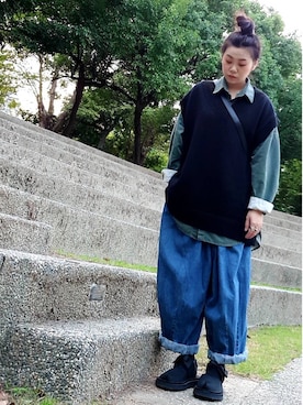 「US（アス）のアイテム」を使った、Miruco Tsai🇹🇼さん（レディース・162cm）の冬コーディネート