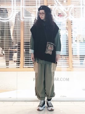 「US（アス）のアイテム」を使った、Miruco Tsai🇹🇼さん（レディース・162cm）の冬コーディネート