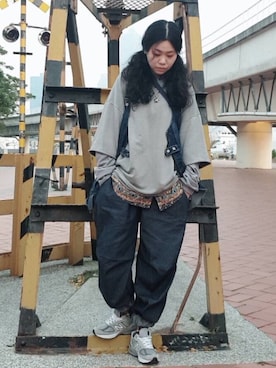 「US（アス）のアイテム」を使った、Miruco Tsai🇹🇼さん（レディース・162cm）の冬コーディネート