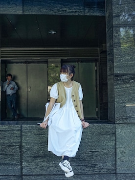 「A land（エーランド）のアイテム」を使った、wingさん（レディース・153cm）の秋コーディネート