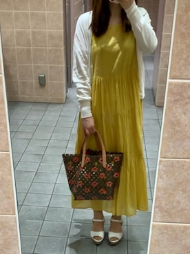 「EIZO（エイゾー）のアイテム」を使った、ぷぅさん（レディース・154cm）の夏コーディネート