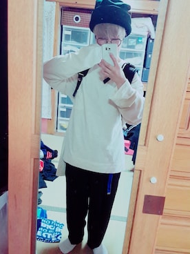 「THEE（シー）のアイテム」を使った、おちくんさん（レディース・148cm）の夏コーディネート