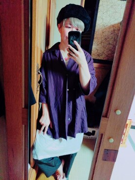 「THEE（シー）のアイテム」を使った、おちくんさん（レディース・148cm）の秋コーディネート