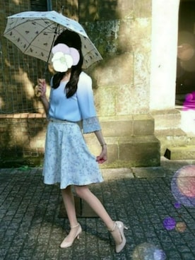 「ef-de（エフデ）のアイテム（シューズ）」を使った、みやのさん（レディース・160cm）の秋コーディネート