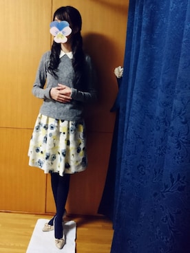 「Cherite by PRIME PATTERN（シェリエットバイプライムパターン）のアイテム」を使った、みやのさん（レディース・160cm）の冬コーディネート