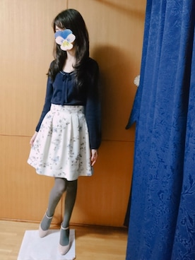 「ef-de（エフデ）のアイテム（シューズ）」を使った、みやのさん（レディース・160cm）の冬コーディネート