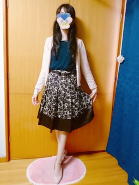 「ef-de（エフデ）のアイテム（シューズ）」を使った、みやのさん（レディース・160cm）の春コーディネート