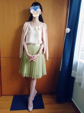 「ef-de（エフデ）のアイテム（シューズ）」を使った、みやのさん（レディース・160cm）の夏コーディネート