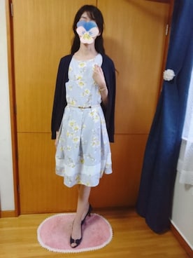 「アイテム（シュシュ）」を使った、みやのさん（レディース・160cm・20代）の夏コーディネート