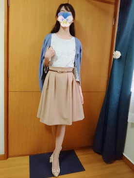「おとなしめ」｜みやのさん（レディース・160cm）の夏コーディネート