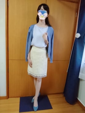 「PATTERN・fiona （パターンフィオナ）のアイテム（トップス）」を使った、みやのさん（レディース・160cm）の夏コーディネート