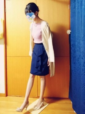 「M.deux（エムドゥ）のアイテム（アクセサリー）」を使った、みやのさん（レディース・160cm）の秋コーディネート