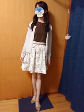 「ベージュ小物」｜みやのさん（レディース・160cm）の冬コーディネート