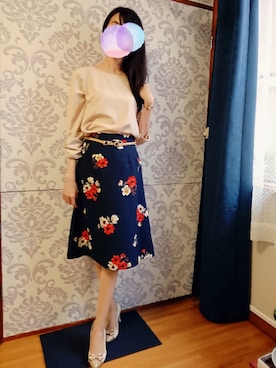 「Pitti（ピッティ）のアイテム」を使った、みやのさん（レディース・160cm）の夏コーディネート