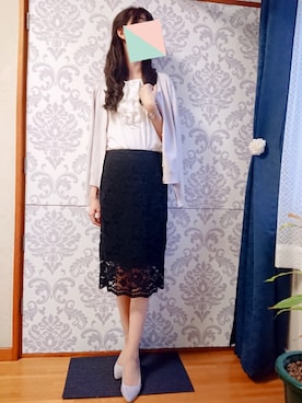 「IMAGE（イマージュ）のアイテム（トップス）」を使った、みやのさん（レディース・160cm）の秋コーディネート