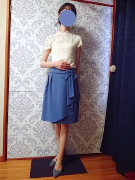 「PATTERN・fiona （パターンフィオナ）のアイテム」を使った、みやのさん（レディース・160cm）の夏コーディネート