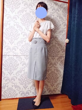 「PATTERN・fiona （パターンフィオナ）のアイテム」を使った、みやのさん（レディース・160cm）の秋コーディネート