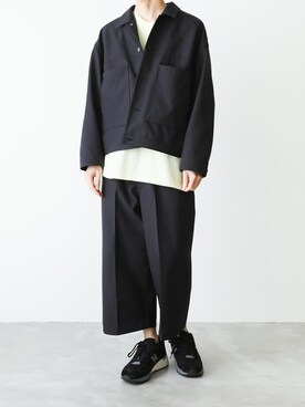 「KAZUYUKI KUMAGAI」｜「アイテム（ジャケット/アウター）」を使った、AT_MMさん（メンズ・173cm）の春コーディネート