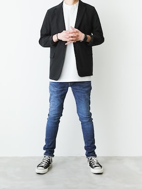 AT_MMさん(メンズ・173cm)の春コーディネート