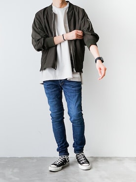 AT_MMさん(メンズ・173cm)の春コーディネート