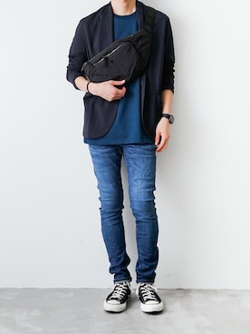 AT_MMさん(メンズ・173cm)の春コーディネート