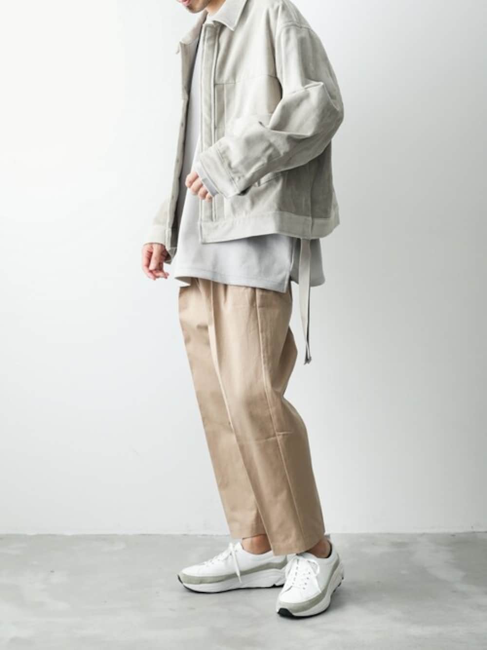 カズユキクマガイ　アタッチメント　カルゼコールトラッカージャケット　サイズ3 カズユキクマガイ アタッチメント カルゼコールトラッカー