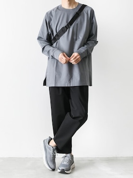 「CRAMSHELL（クラムシェル）のアイテム」を使った、AT_MMさん（メンズ・173cm）の夏コーディネート