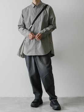 「CRAMSHELL（クラムシェル）のアイテム」を使った、AT_MMさん（メンズ・173cm）の夏コーディネート