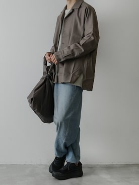 「CRAMSHELL（クラムシェル）のアイテム」を使った、AT_MMさん（メンズ・173cm）の秋コーディネート