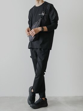 「CRAMSHELL（クラムシェル）のアイテム」を使った、AT_MMさん（メンズ・173cm）の秋コーディネート