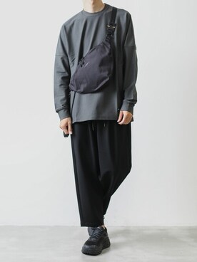 「CRAMSHELL（クラムシェル）のアイテム」を使った、AT_MMさん（メンズ・173cm）の秋コーディネート