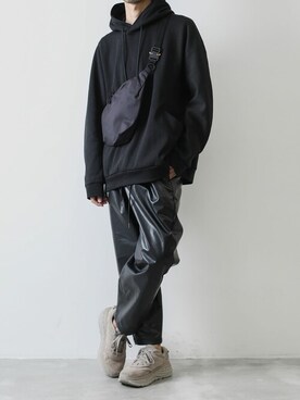 「CRAMSHELL（クラムシェル）のアイテム」を使った、AT_MMさん（メンズ・173cm）の秋コーディネート