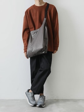 「CRAMSHELL（クラムシェル）のアイテム」を使った、AT_MMさん（メンズ・173cm）の秋コーディネート