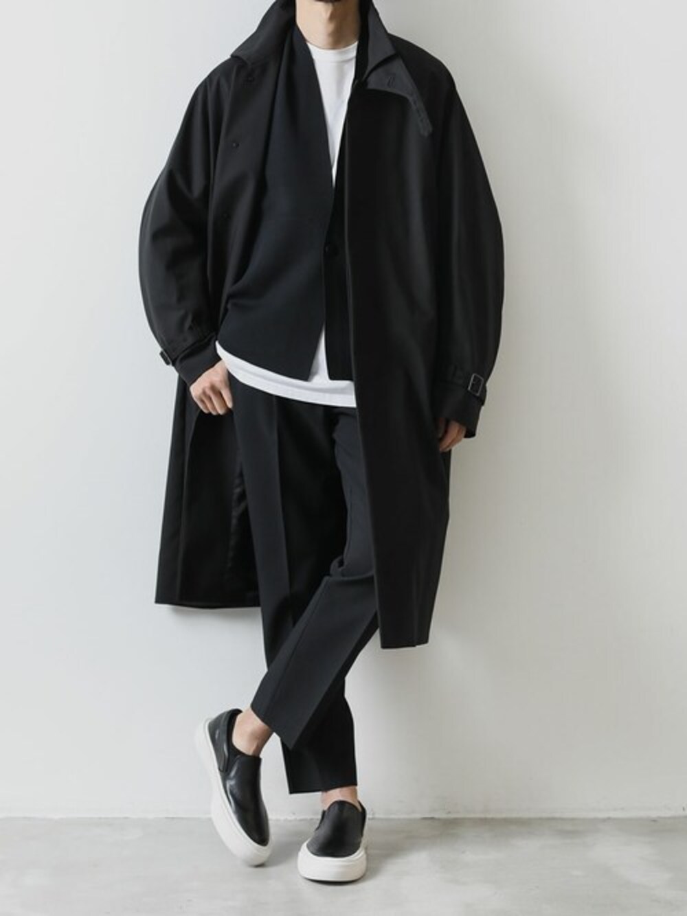 ATTACHMENT（アタッチメント）の「PEニット ショールカラージャケット