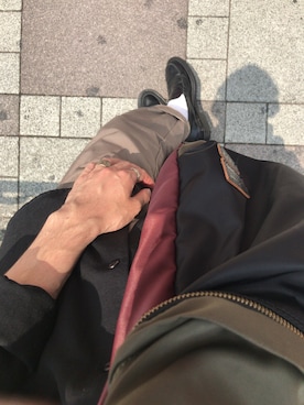 「Acne Studios（アクネストゥディオズ）のアイテム（ローファー）」を使った、しゃぶしゃぶランチ食べたいさん（メンズ・180cm）の夏コーディネート