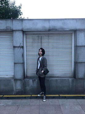 「NO NAME（ノーネーム）のアイテム（ジャケット/アウター）」を使った、Realizerealiesさん（レディース・163cm）の春コーディネート