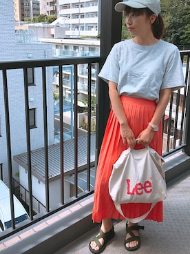 om/88さん（レディース・157cm）の夏コーディネート