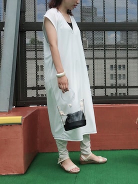 om/88さん（レディース・157cm）の夏コーディネート